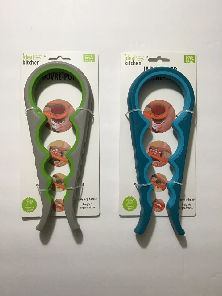 1 PC IDEAL KITCHEN 4 IN 1 BPA FREE MULTISIZE JAR AND BOTTLE OPENER 4 COLORS - Image 3 of 4