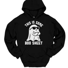 This Is Boo Sheet Hooded Sweatshirt Hoodie Funny Ghost Halloween Fall