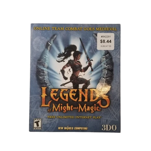 Vintage PC Game Legends of Might and Magic 3DO Big Box 2001 Medieval CD Rom