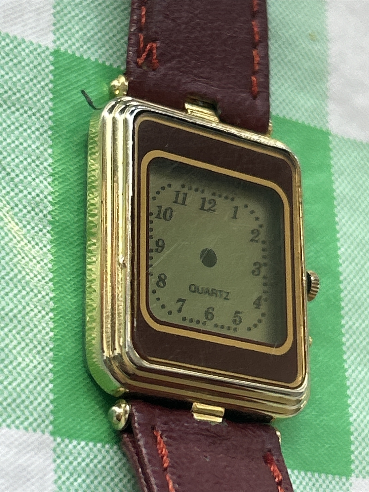 MARCEL RECTANGULAR LADY'S LIQUID QUARTZ ANALOG WA… - image 9