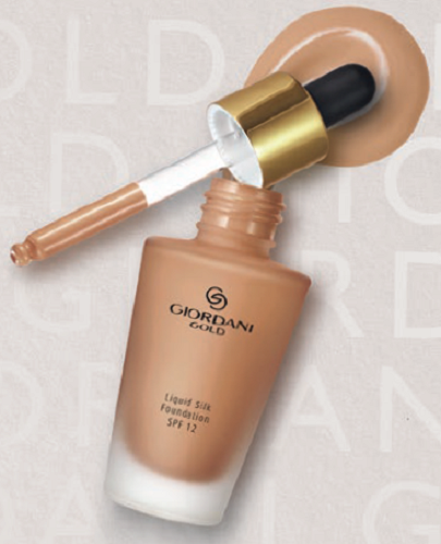 ORIFLAME GIORDANI GOLD FLÜSSIGE SEIDE FOUNDATION LSF12 Elfenbein Natur Beige Vanille - Bild 3 von 12