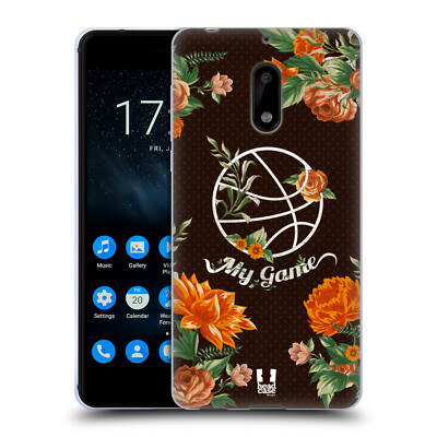 HEAD CASE DESIGNS SPORTY FLORALS SOFT GEL CASE FOR NOKIA PHONES 1
