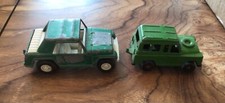 TOOTSIE TOYS LAND ROVER AND JEEPSTER MADE IN USA MADE OF METAL