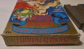 Authentic King's Knight with Box NES Tested Nintendo Entertainment System Square