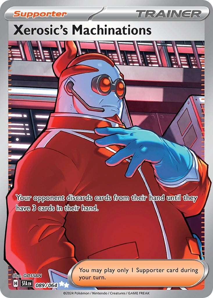 Xerosic's Machinations - 089/064 - Shrouded Fable Full Art - NM - Pokemon