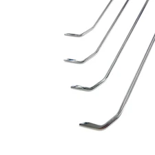InoxPDR Double-Curved Paintless Dent Repair Rods 4-Piece  (Handle Not Included)