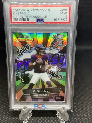 2023 Wild Card Alumination Comix CJ Stroud PSA Champs Rookie 4/25