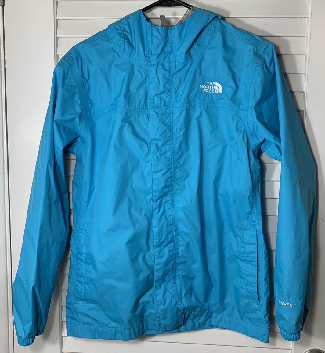 THE NORTH FACE - THE NORTH FACE HYVENT RAINTEX Kid’s THE NORTH FACE Boys HyVent Rain Jacket Gray Blue Size XL | eBay