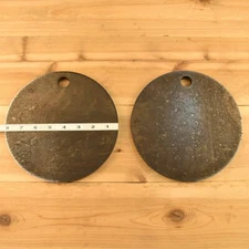 1/2" AR500 Steel Shooting Targets 8" Circles SET OF TWO