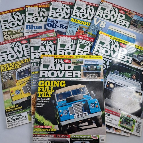 Classic Land Rover British Automotive Magazine X 11 Issues 2017 PB2Z - Picture 2 of 13