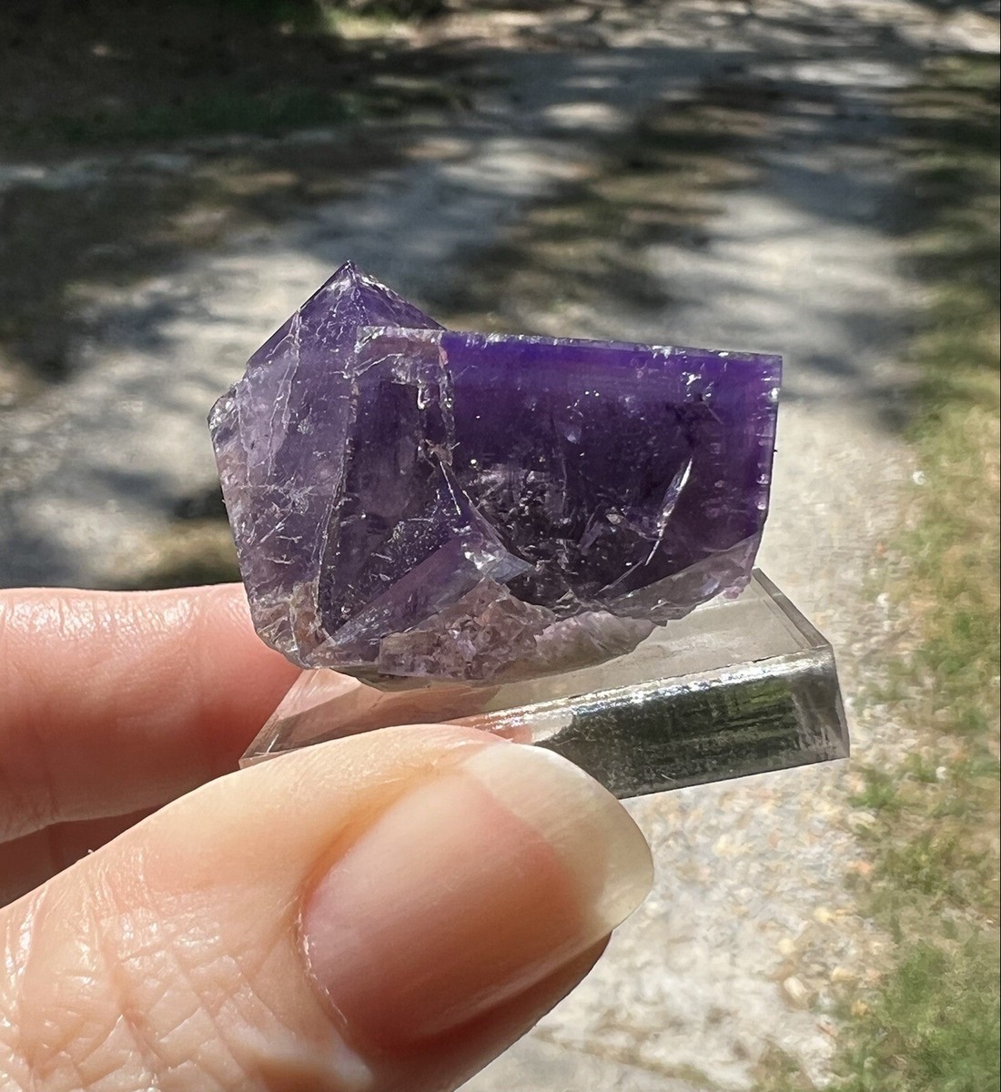 140 UK レディアナベラ Purple Rain Pocket フローライト Fluorite, Purple Rain Pocket, Fairy Hole Vein, Lady
