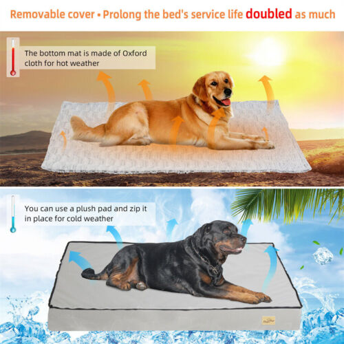 XXL Orthopedic Calming Dog Couch Bed Pet Puppy Removable Washable Plush Mattress - Picture 8 of 15