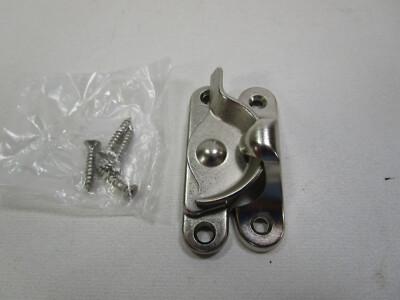 Lot of 10 TEN Gatehouse Satin Nickel Die-cast Sliding Window Sash Locks  47092 - Main Image