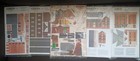 Bilt Eezi Builder plus 2mm scale N Gauge Card Kit Fire station Engine Shed x 5