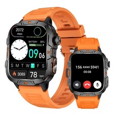 Military Smart Watch For Men Women Answer/Make Call Heart Rate Fitness Tracker