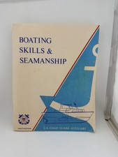 Boating Skills  Seamanship 8th Edition Book Vtg 1979 US Coast Guard Auxiliary