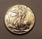1943 WALKING LIBERTY HALF DOLLAR, GEM BU,  TAKEN FROM AN ORIGINAL BU ROLL !
