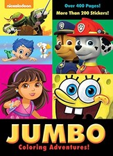 JUMBO COLORING ADVEN By Golden Books  Golden Books Excellent Condition 