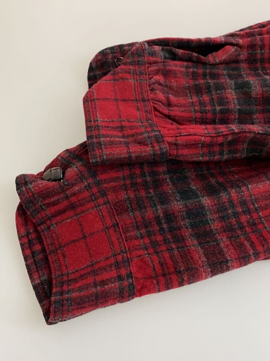 Pendleton Wool Jacket L Red Solid Used - image 4