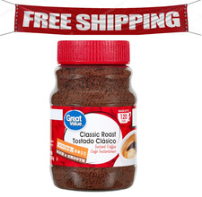 Great Value Classic Medium Roast Instant Coffee, 8 oz