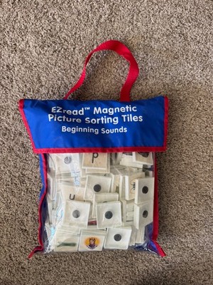 Ezread Really Good Stuff Magnetic Letters Sorting Tiles Set Carrying Bag