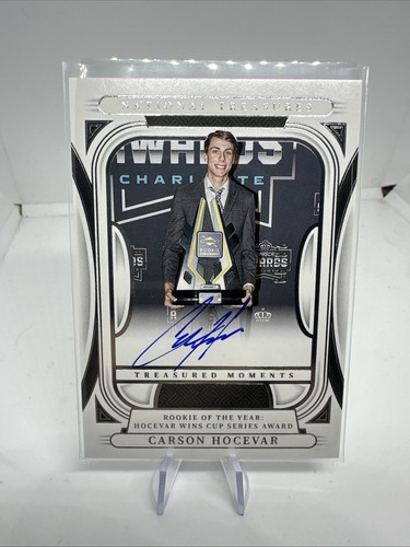 2025 Panini National Treasures Auto Treasured Moments Carson Hocevar #d /99