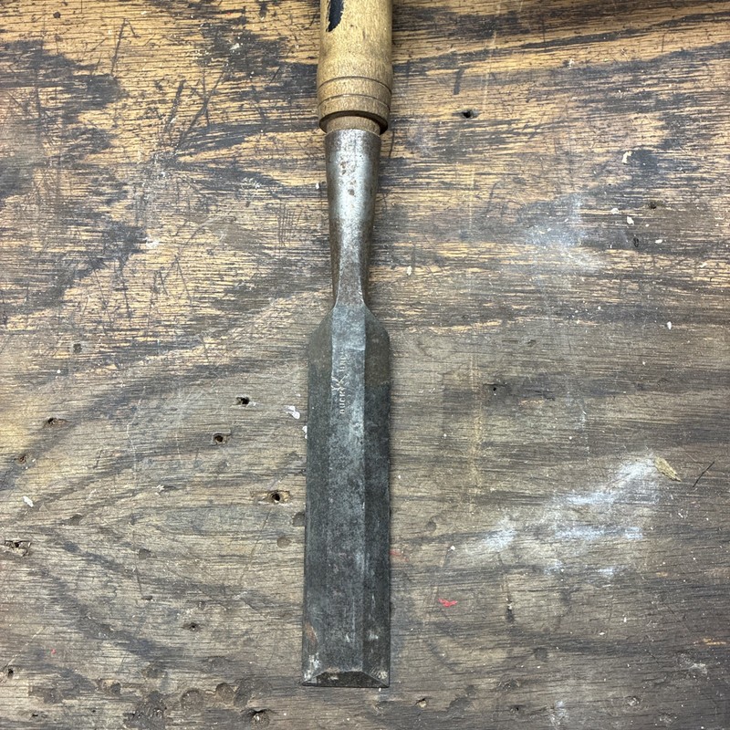 Antique Buck Bros Woodworking Timber Framing Chisel 1-1/4" Cut
