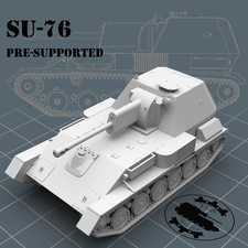WWII  SU-76 Soviet Tank Destroyer by TCR Designs