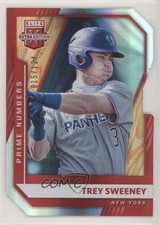 2021 Panini Elite Extra Edition Prime Numbers B Die-Cut 15/124 Trey Sweeney 0nr3