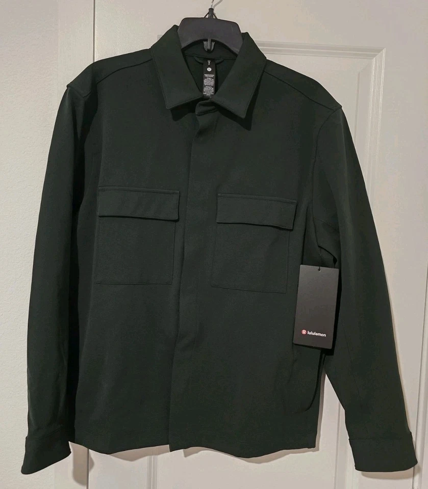 Lululemon Sojourn Overshirt Rainforest Green Sz S - Image 2 of 4
