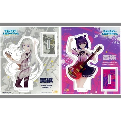 Anju & Miku 2 Original Acrylic Figures Bonus Limelight Lemonade Jam Japan U721