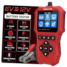 China Red Car Battery Tester BT910 5 - 6V 12V with Lithium Battery Testing