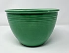 Vintage Fiestaware Medium Green #4 Nesting  Mixing Bowl with Ribs- VGC