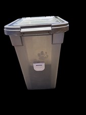 Pet Food Storage Container Airtight Dog Cat Food Bin Locking Lid Scoop Holder
