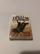 Vintage BULL DURHAM 1999 Colorful Playing Cards SEALED