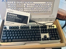 IOGEAR Kaliber Gaming HVER Aluminum Gaming Keyboard, GKB704L-BK