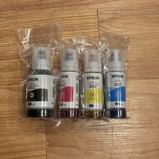 Genuine Epson 502 Ink Combo Bottle for ECO-TANK ET-Printers-OEM-4PK