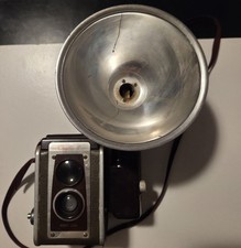 Vintage Kodak Duaflex IV Kodet Lens  Deluxe Flash 620 Film Camera With Strap