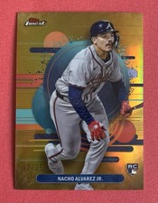 2025 Topps Finest - Uncommon Nacho Alvarez Jr. #140 Gold Refractor /25 (RC)