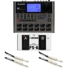 Alesis SR-18 Drum Machine with Dual Foot Switch