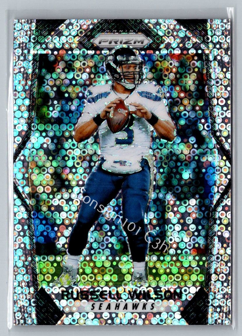 2017 Panini Prizm #127 Russell Wilson Prizm Disco