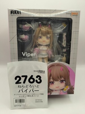 GODDESS OF VICTORY NIKKE VIPER NENDOROID #2763 FIGUR + BONUS OFFICIAL SEALED