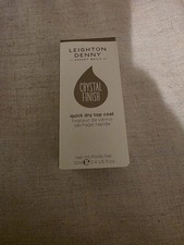 Leighton Denny Expert Nails Crystal Finish &ndash; Quick Dry Top Coat &ndash; 12ml