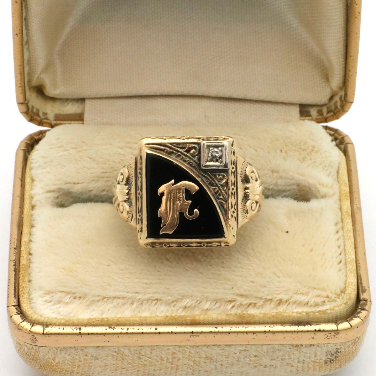 【Nff】vintage onyx key ring☆お急ぎください！超人気☆ Cardinal Ring (Onyx) | Rings by Oz Abstract Tokyo | Online