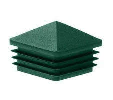 Decorative plugs 50x50mm for square tubes Square plugs Green end caps Fence...