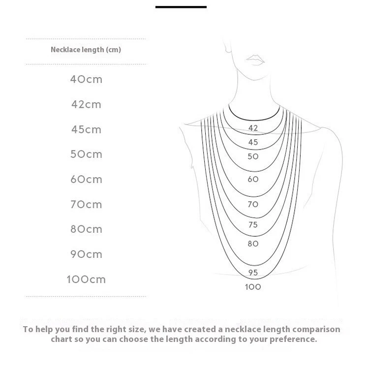 Collar de cadena de cuerda de plata de ley 925 sólida cadena colgante de 2,3 mm para hombres mujeres Foto 3 de 4