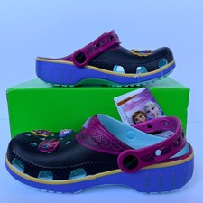 Crocs Disney Frozen Anna Classic Clog Kids J2 NWT NIB