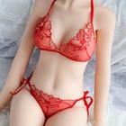 Womens Sexy G-String T-back Lingerie Thong Bra Set Babydoll Underwear Nightwear