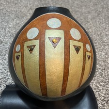 Native American Handpainted Gourd Folk Art  straight From      Robin Ann Powell