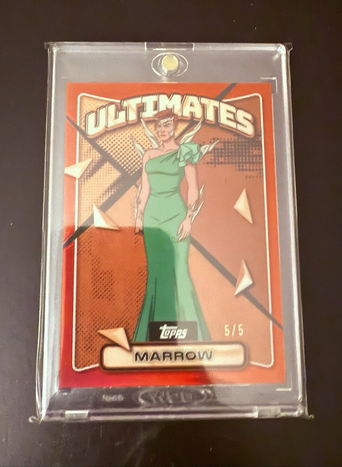 2025 Topps Finest X-Men '97 Ultimates #3 Marrow Red Refractor Serial #5/5 SSP